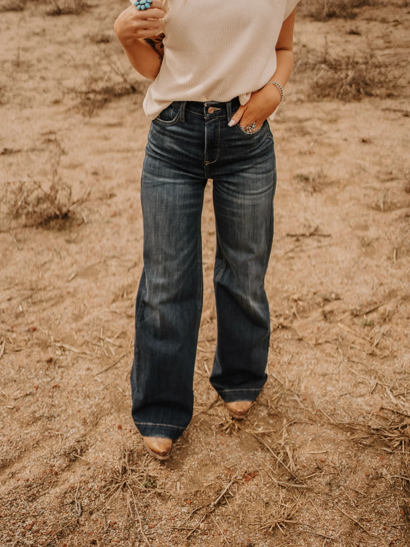 Ariat Penelope Wide Leg Trouser - Image 2