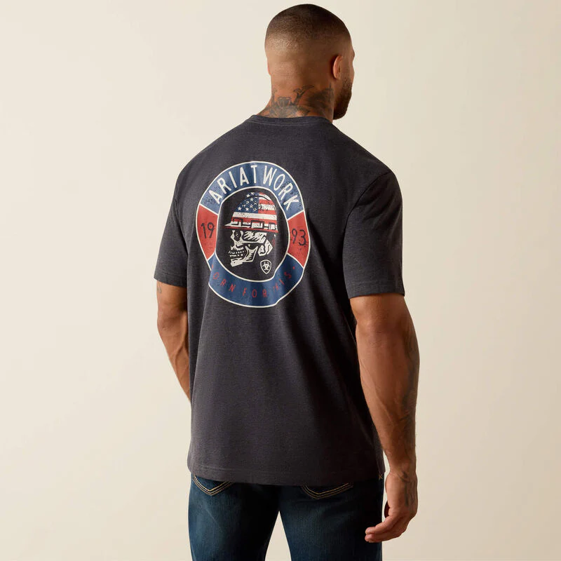 Ariat Rebar Cotton Strong Skull T-Shirt - Image 2