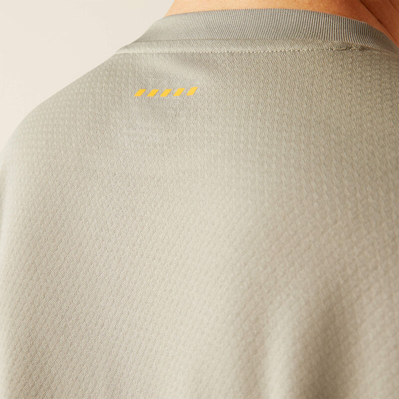Ariat Rebar Heat Fighter Staple T-Shirt Wild Dove - Image 3