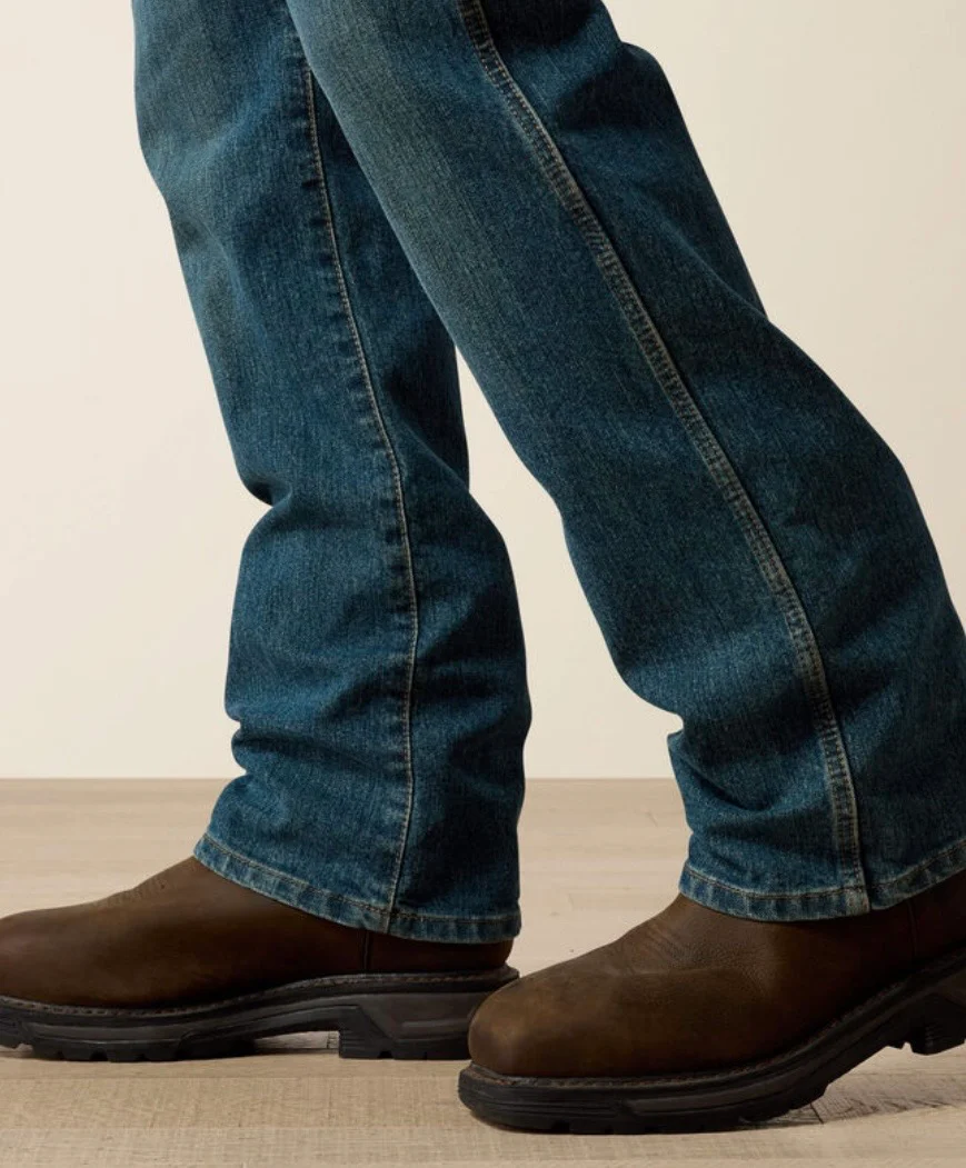Ariat Rebar M4 Relaxed DuraStretch Basic Bootcut Jean - Image 6