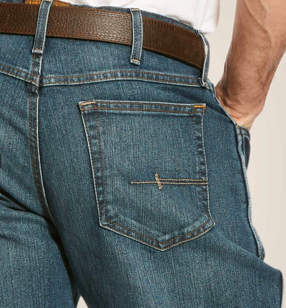 Ariat Rebar M4 Relaxed DuraStretch Basic Bootcut Jean - Image 7