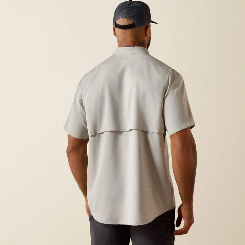 Ariat Rebar Made Tough VentTEK DuraStretch Work Shirt Limestone - Image 2