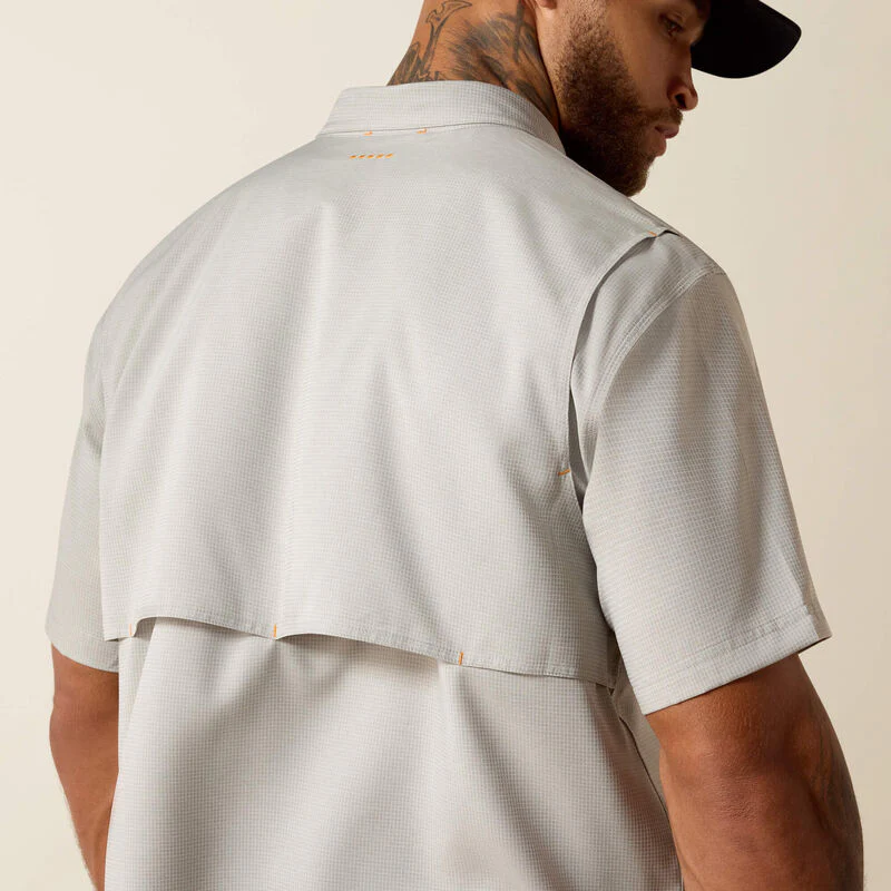 Ariat Rebar Made Tough VentTEK DuraStretch Work Shirt Limestone - Image 3