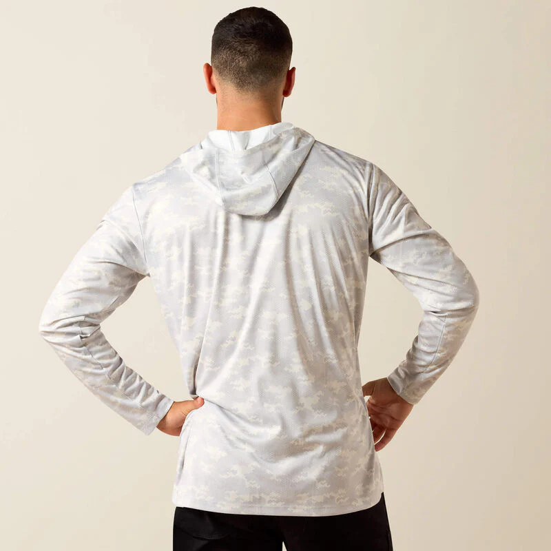 Ariat Rebar Sunblocker Printed Craft Hooded Long Sleeve T-Shirt - Image 2