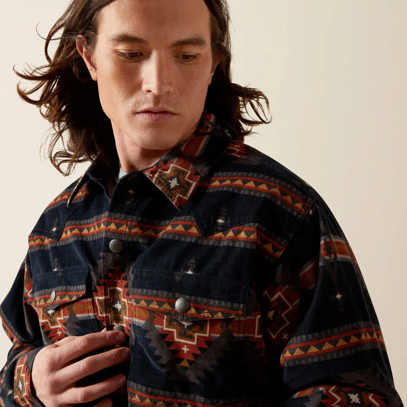 Ariat Retro Corduroy Men's Shirt - Image 2