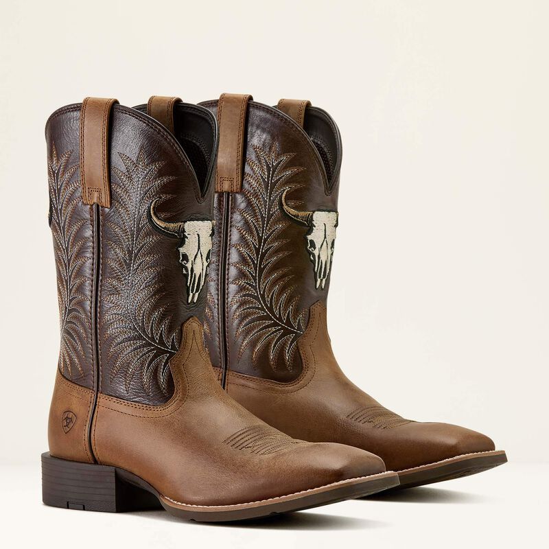 Ariat Sport Steer Skull Men's Boots - Image 6