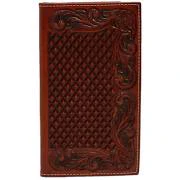 ARIAT tooled rodeo wallet