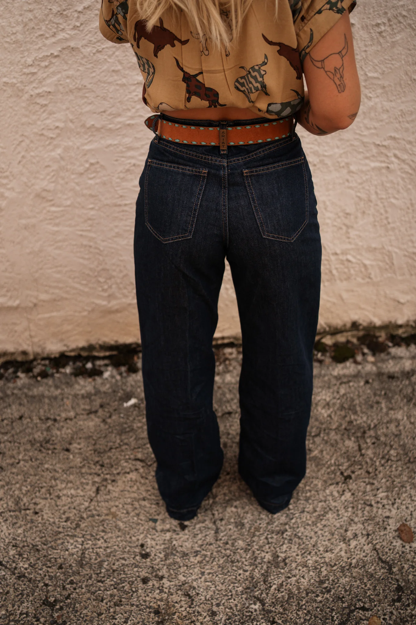 Ariat Ultra High Rise Pleated Trouser Jean - Image 2