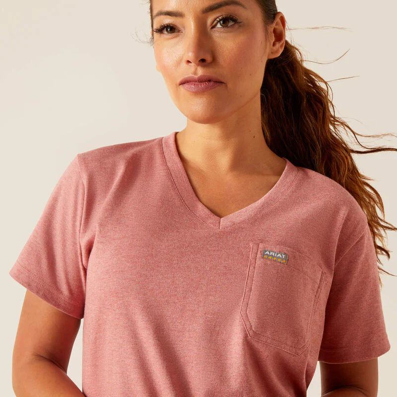 Ariat V-Neck Mineral Rebar Women's T-Shirt - Image 2
