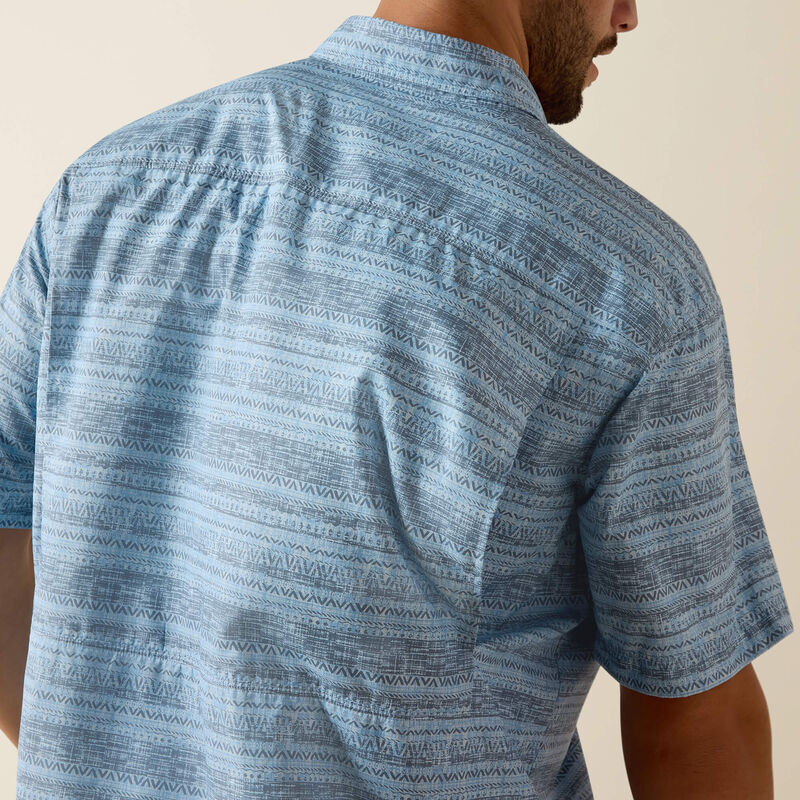 Ariat VentTek Outbound Blue Shirt - Image 3