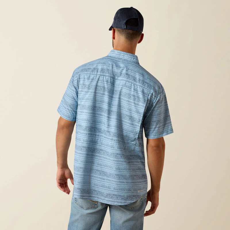 Ariat VentTek Outbound Blue Shirt - Image 4