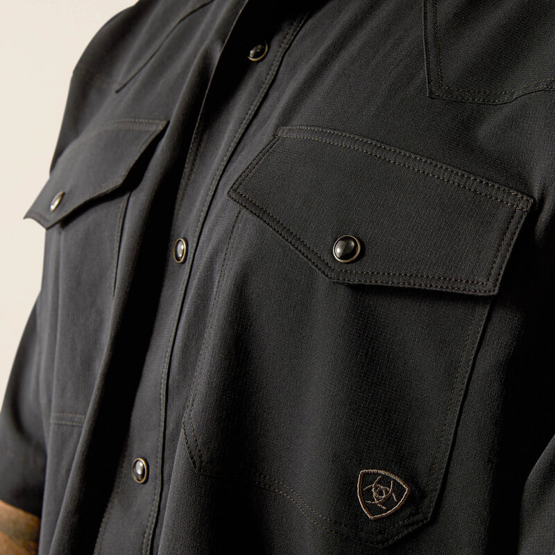 Ariat VentTek Snap Up Black Men's - Image 3