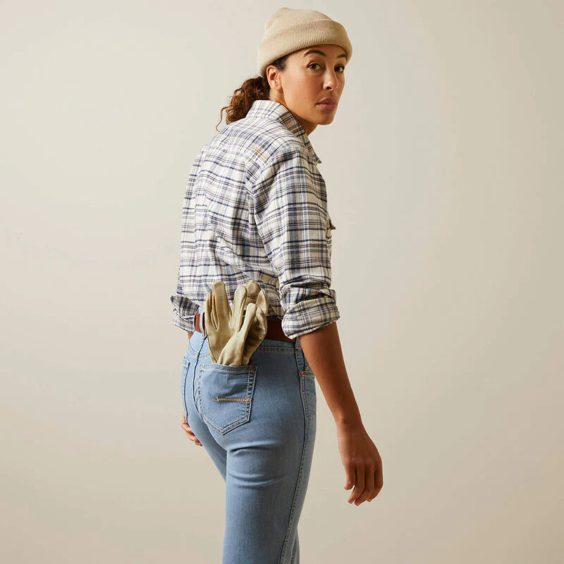 Ariat Women's Rebar Flannel DuraStretch Work Shirt - Image 2