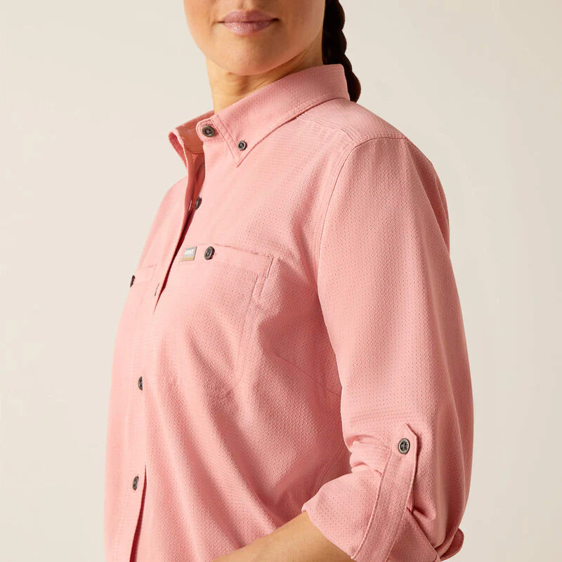 Ariat Rebar Made Tough 360 AirFlow DuraStretch Women's Work Shirt - Image 2