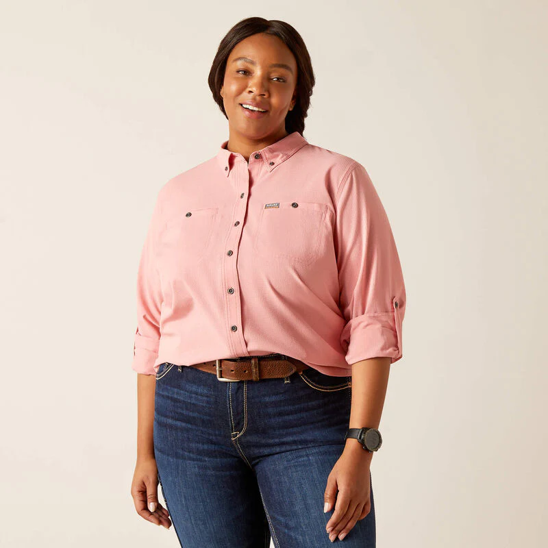 Ariat Rebar Made Tough 360 AirFlow DuraStretch Women's Work Shirt - Image 4