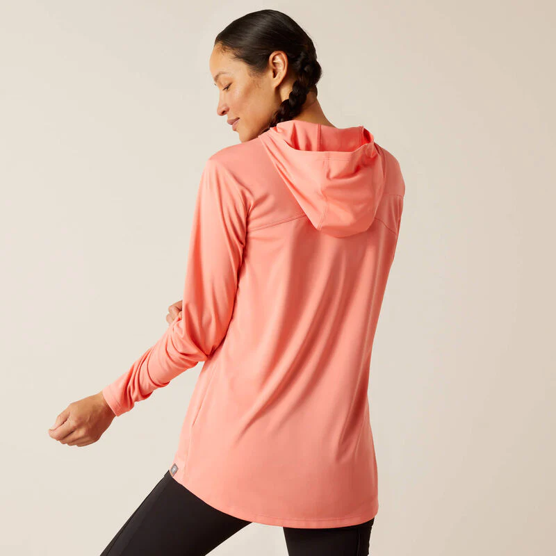 Ariat Women's Rebar Sunblocker Hooded T-Shirt - Image 2