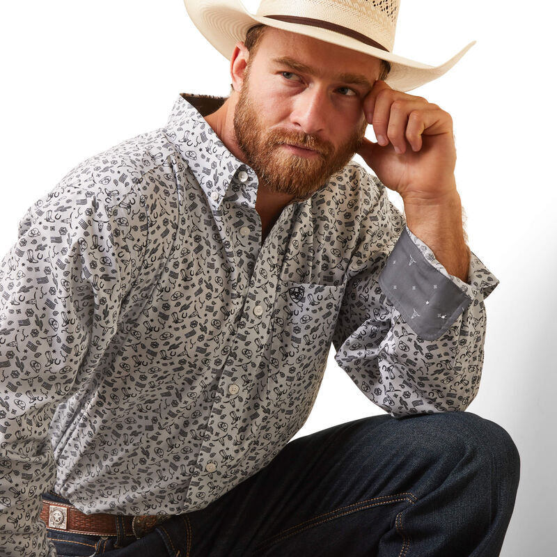 Final Sale ✨ Ariat Wrinkle Free Fortune Classic Fit Shirt - Image 2