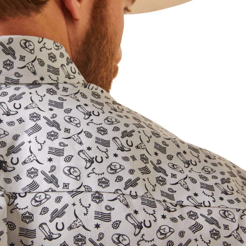 Final Sale ✨ Ariat Wrinkle Free Fortune Classic Fit Shirt - Image 3