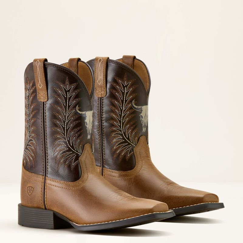 Ariat Youth Stampede Steer Boots - Image 6