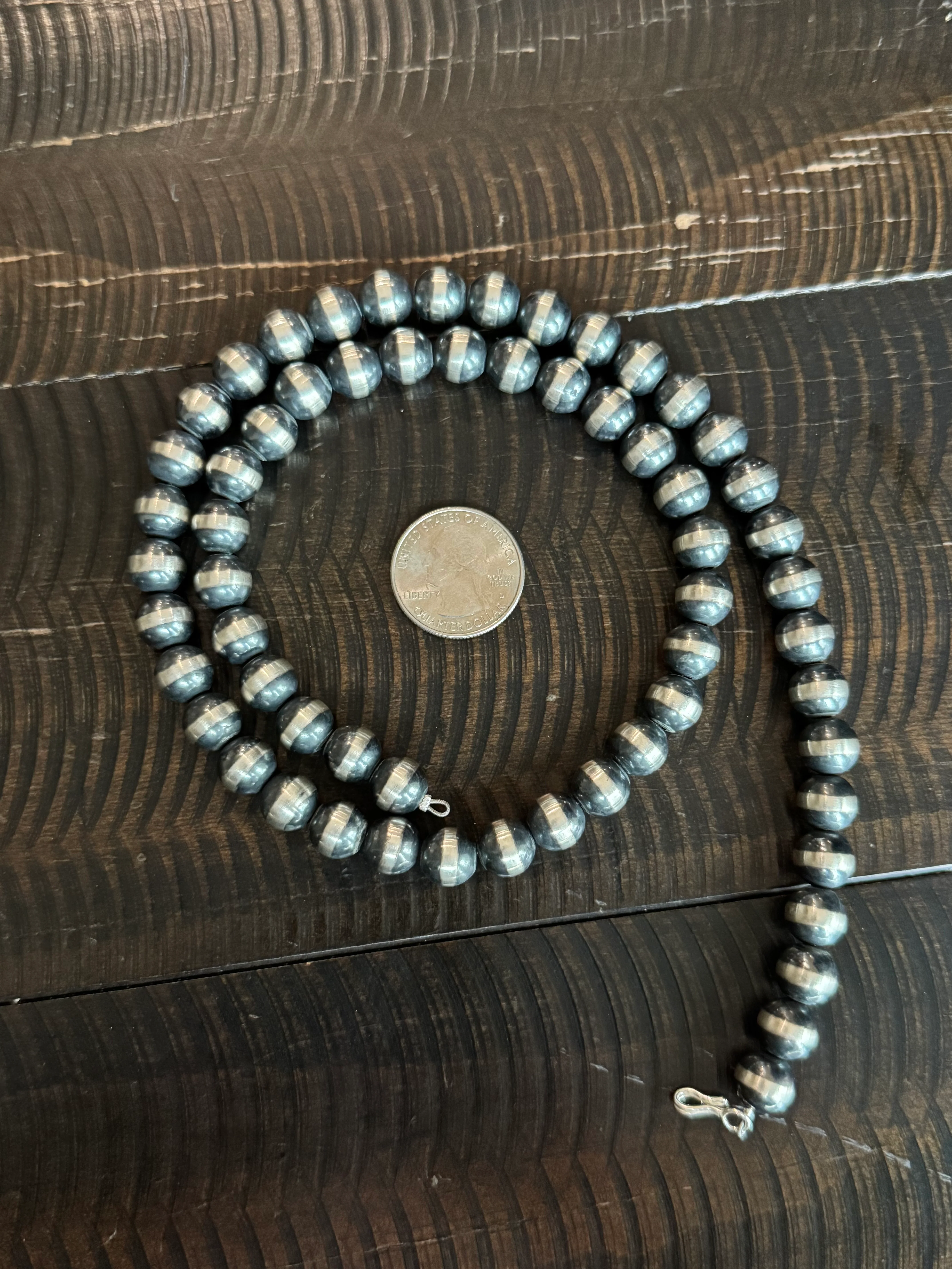 Authentic 10mm 24” Navajo Pearl Necklace - Image 2