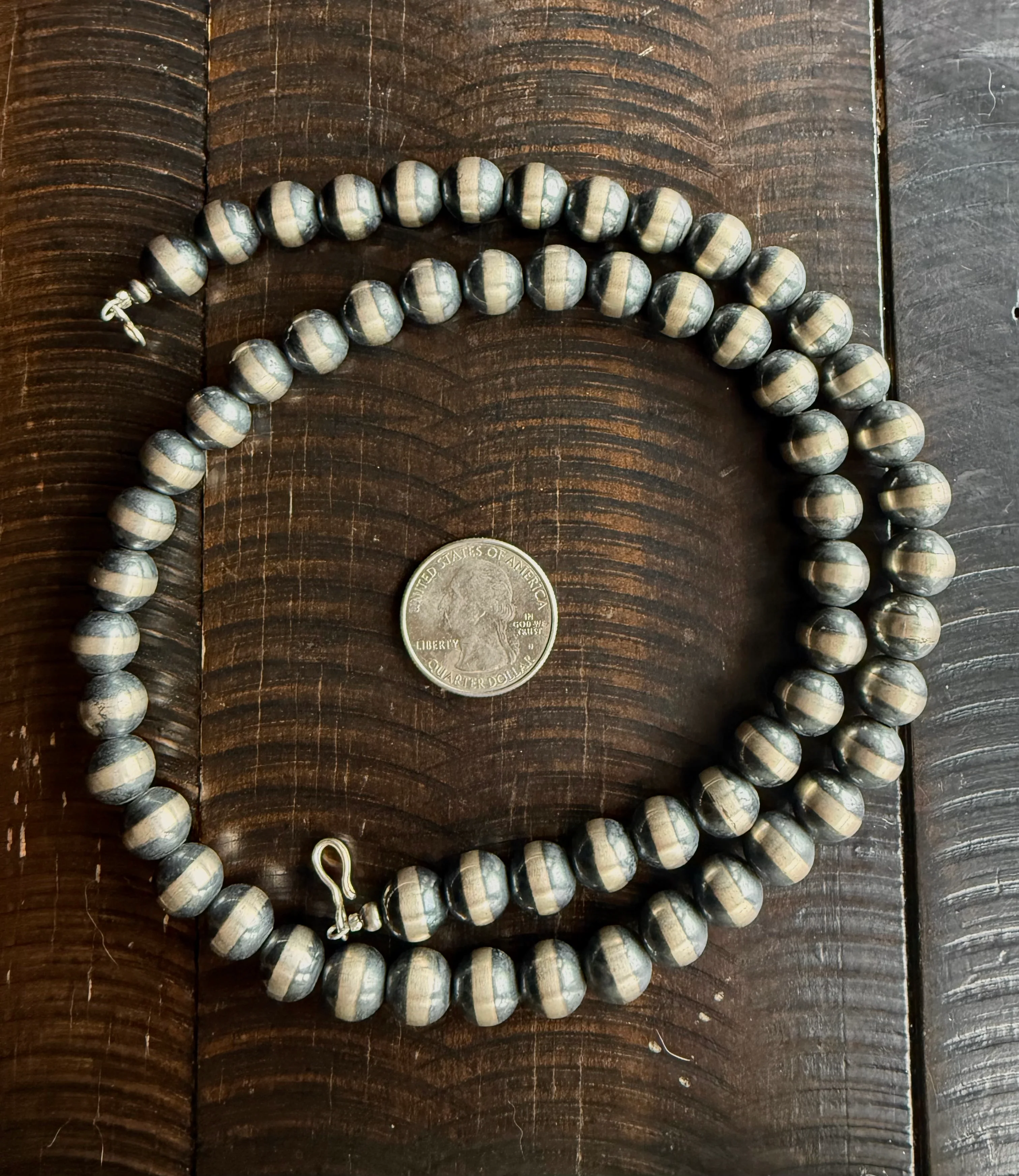 Authentic 10mm 24” Navajo Pearl Necklace - Image 2