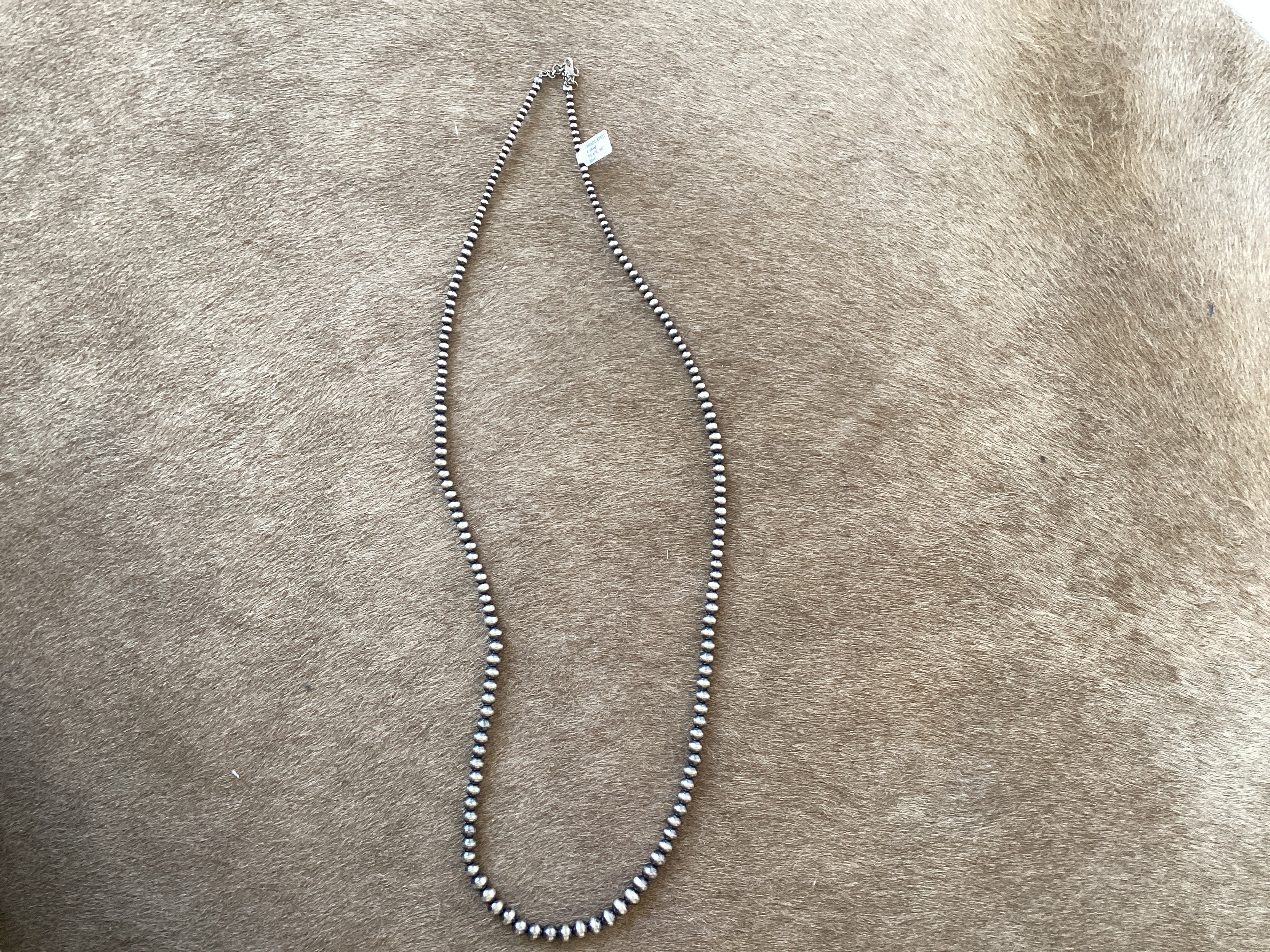 Authentic 4-8mm 36” Pearl Necklace - Image 2