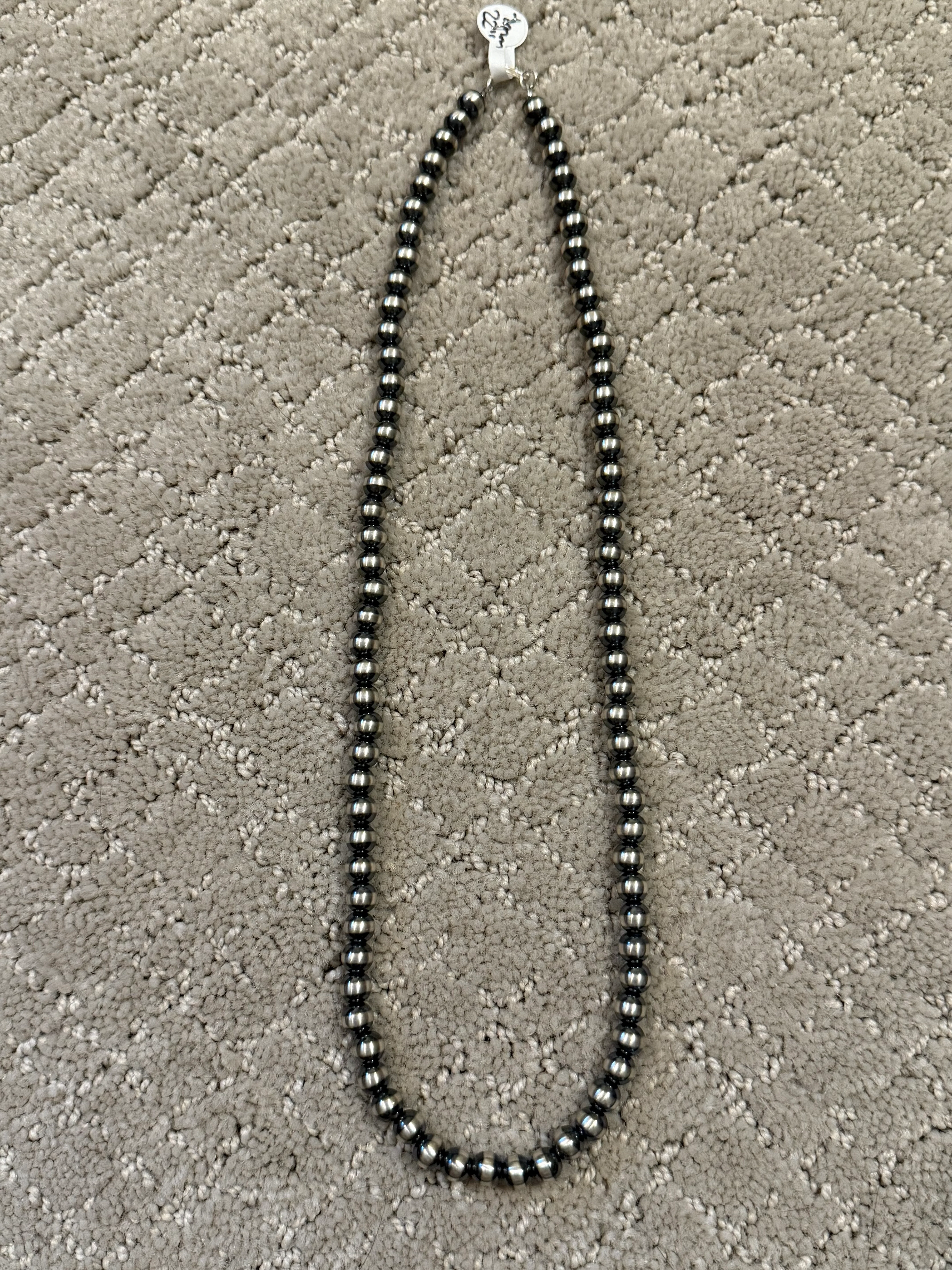 Authentic 7mm Navajo Pearls 22" - Image 2