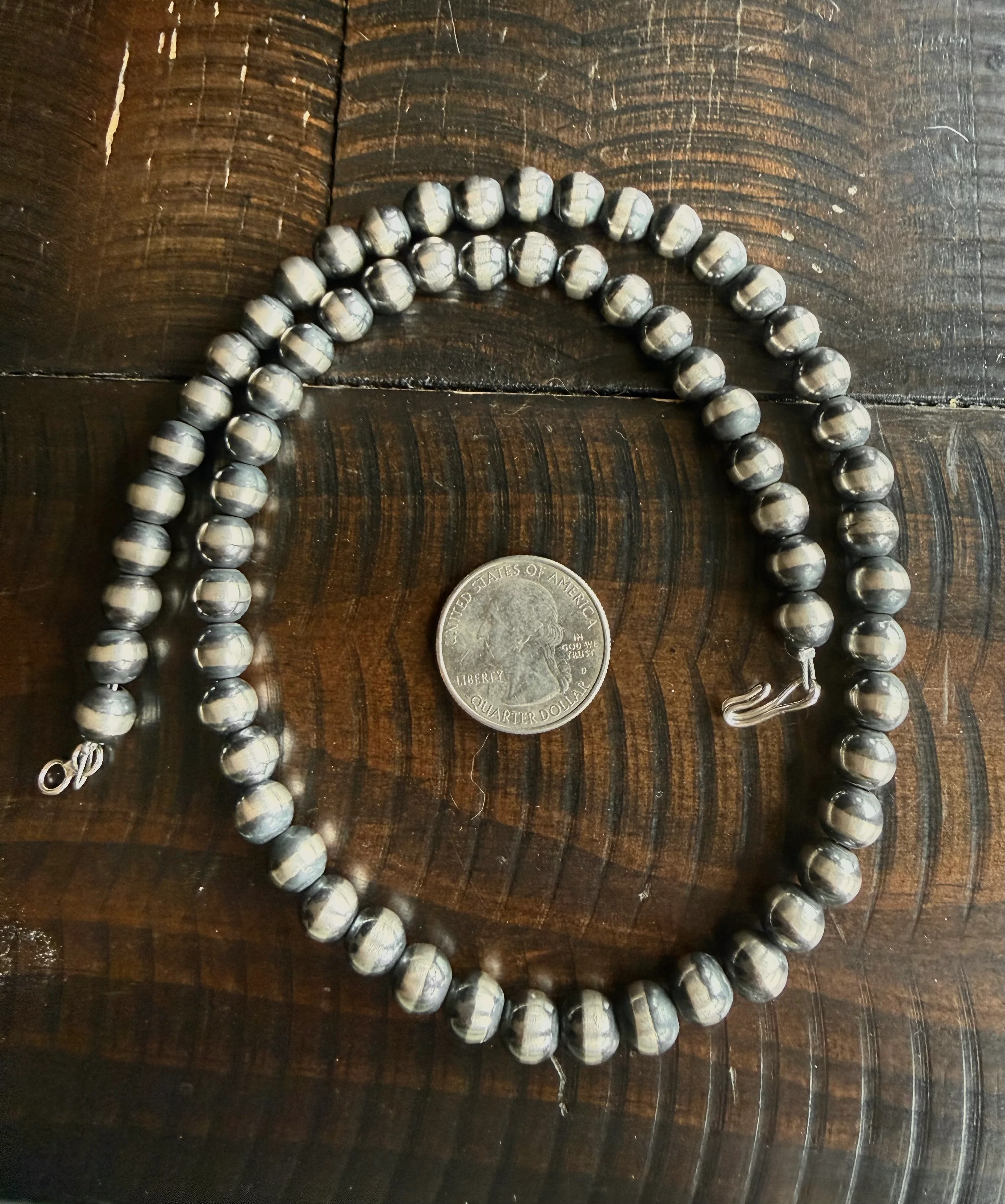 Authentic 8mm 20” Navajo Pearl Necklace - Image 2