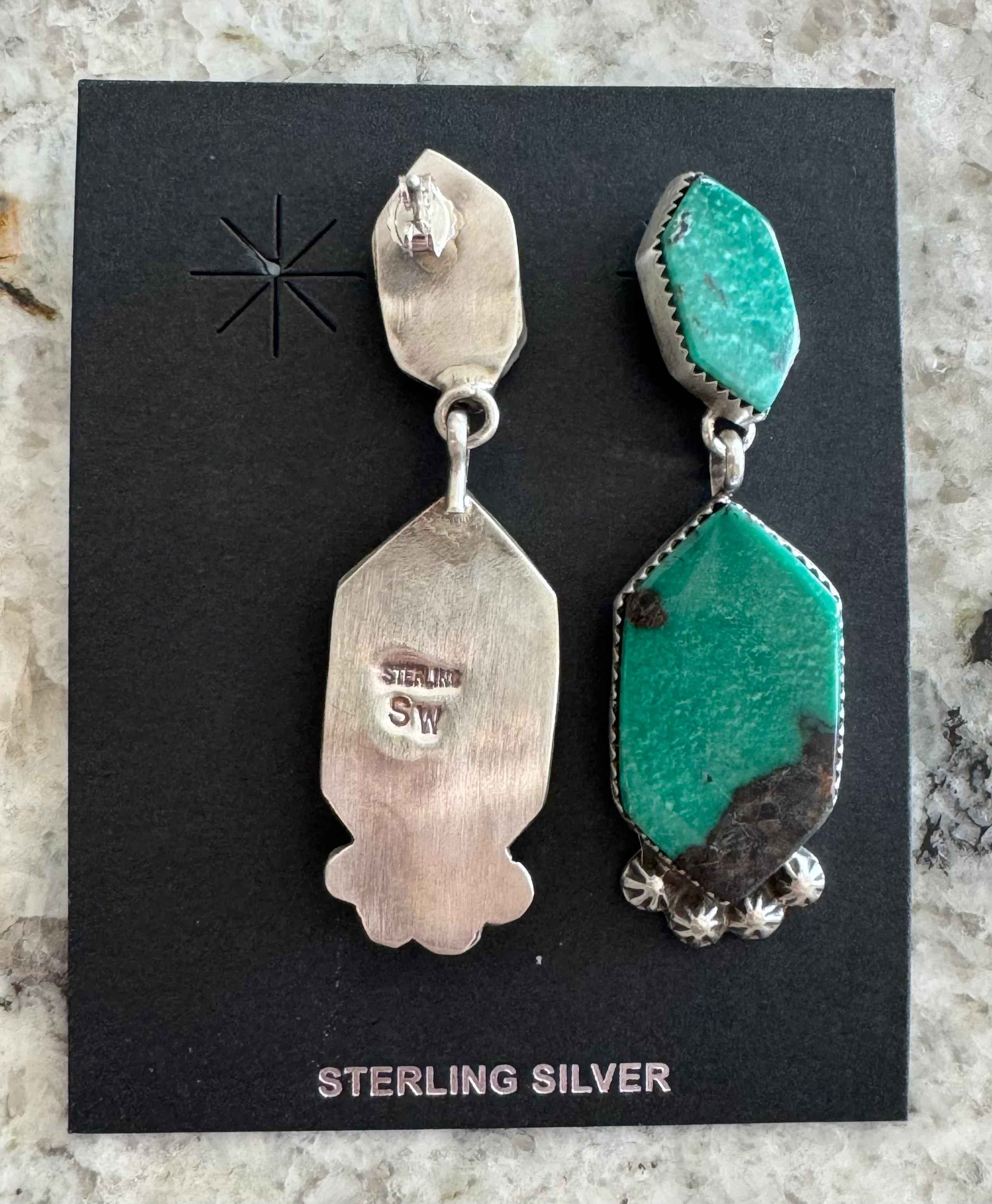 Authentic Gia Dangle Earrings - Image 3