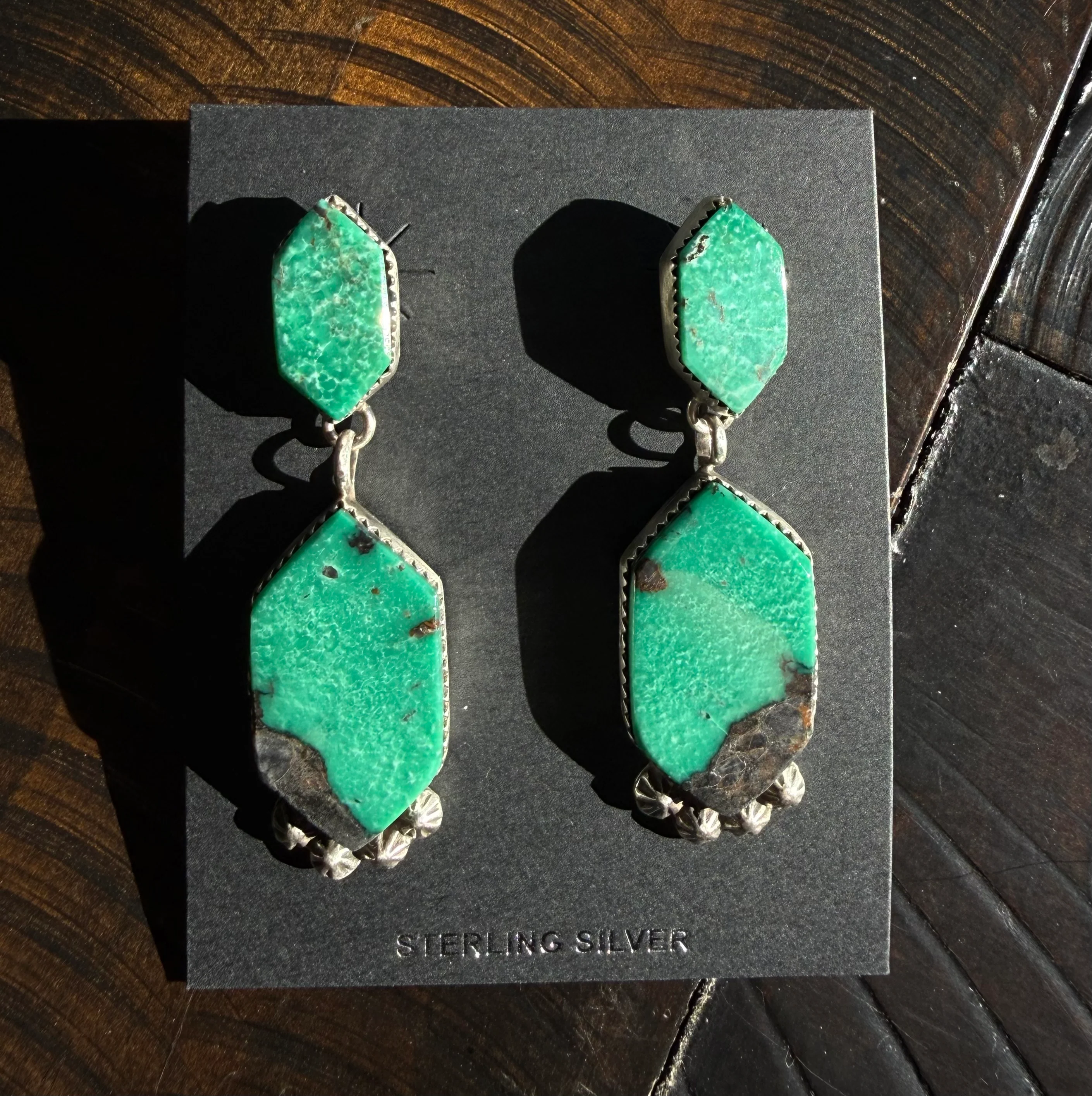 Authentic Gia Dangle Earrings - Image 4