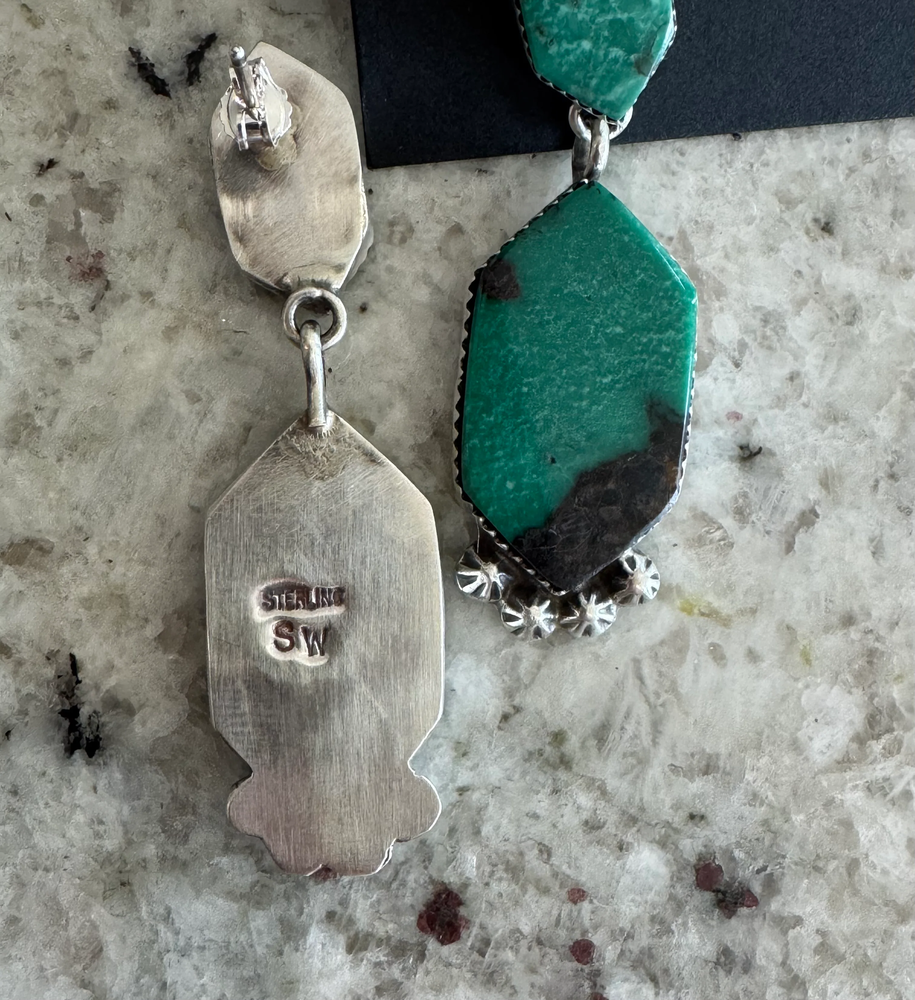 Authentic Gia Dangle Earrings - Image 6