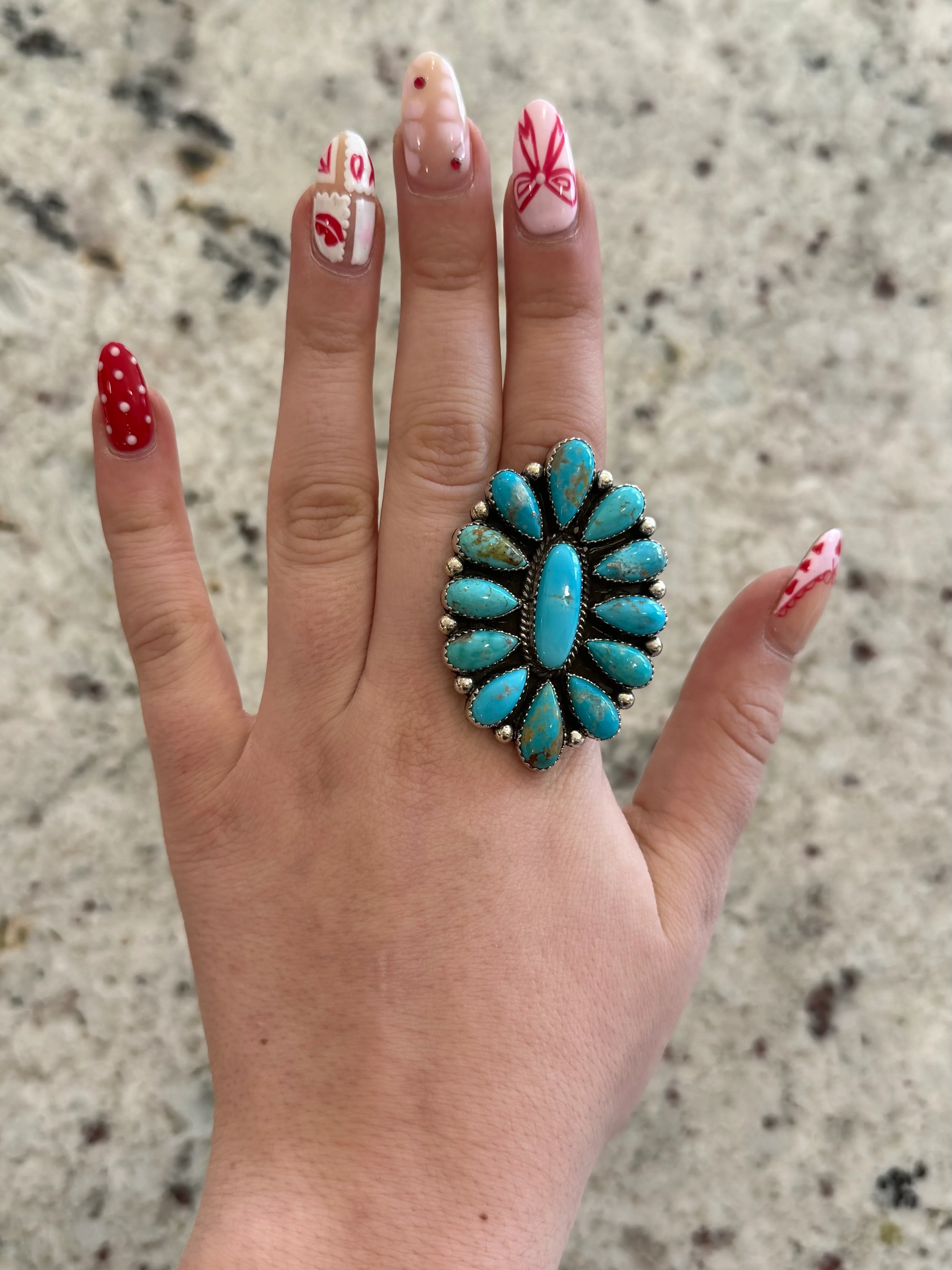 Authentic Jensen Cluster Ring - Image 2