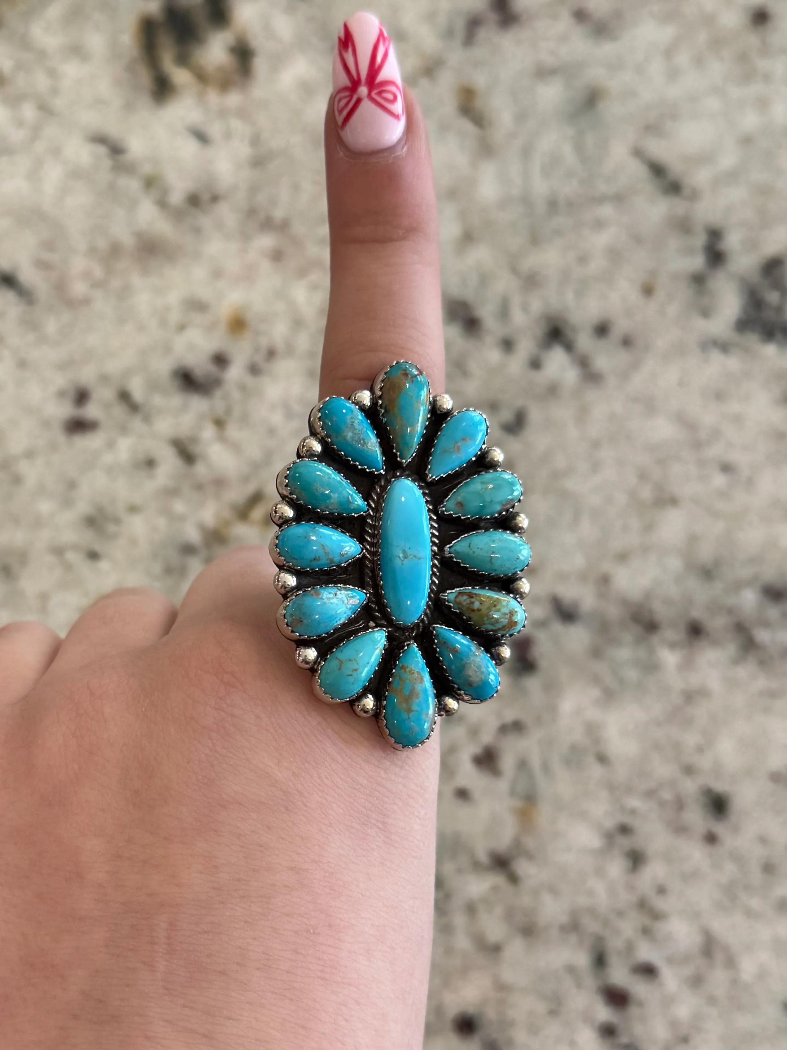 Authentic Jensen Cluster Ring - Image 3
