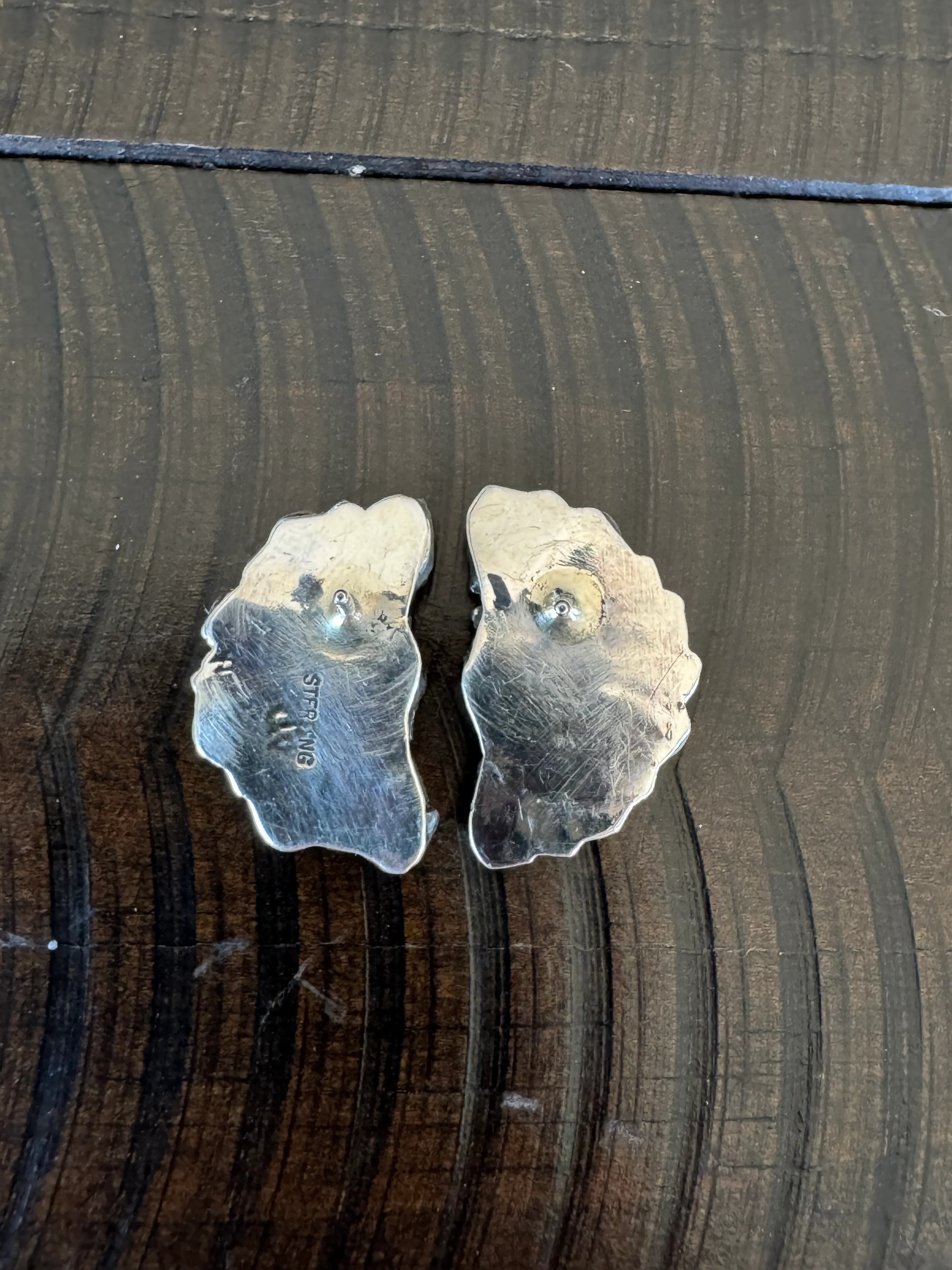 Authentic Julie Turquoise Cluster Earrings - Image 5