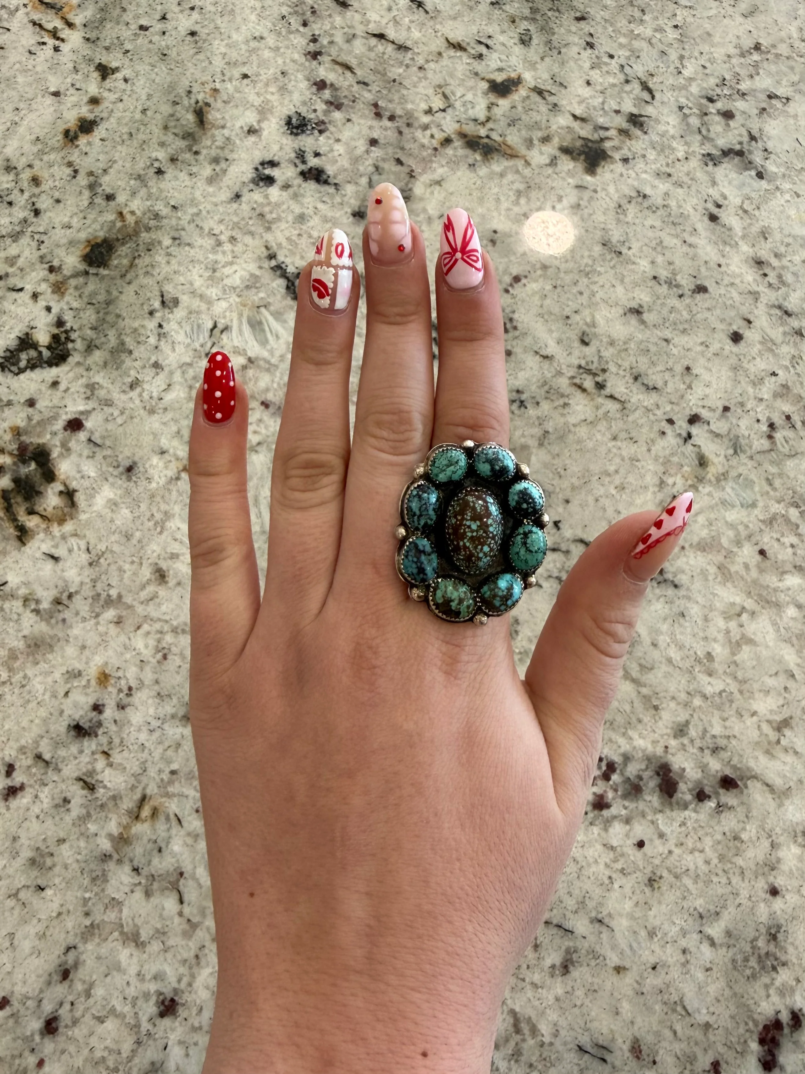 Authentic LeAnn Cluster Ring - Image 2