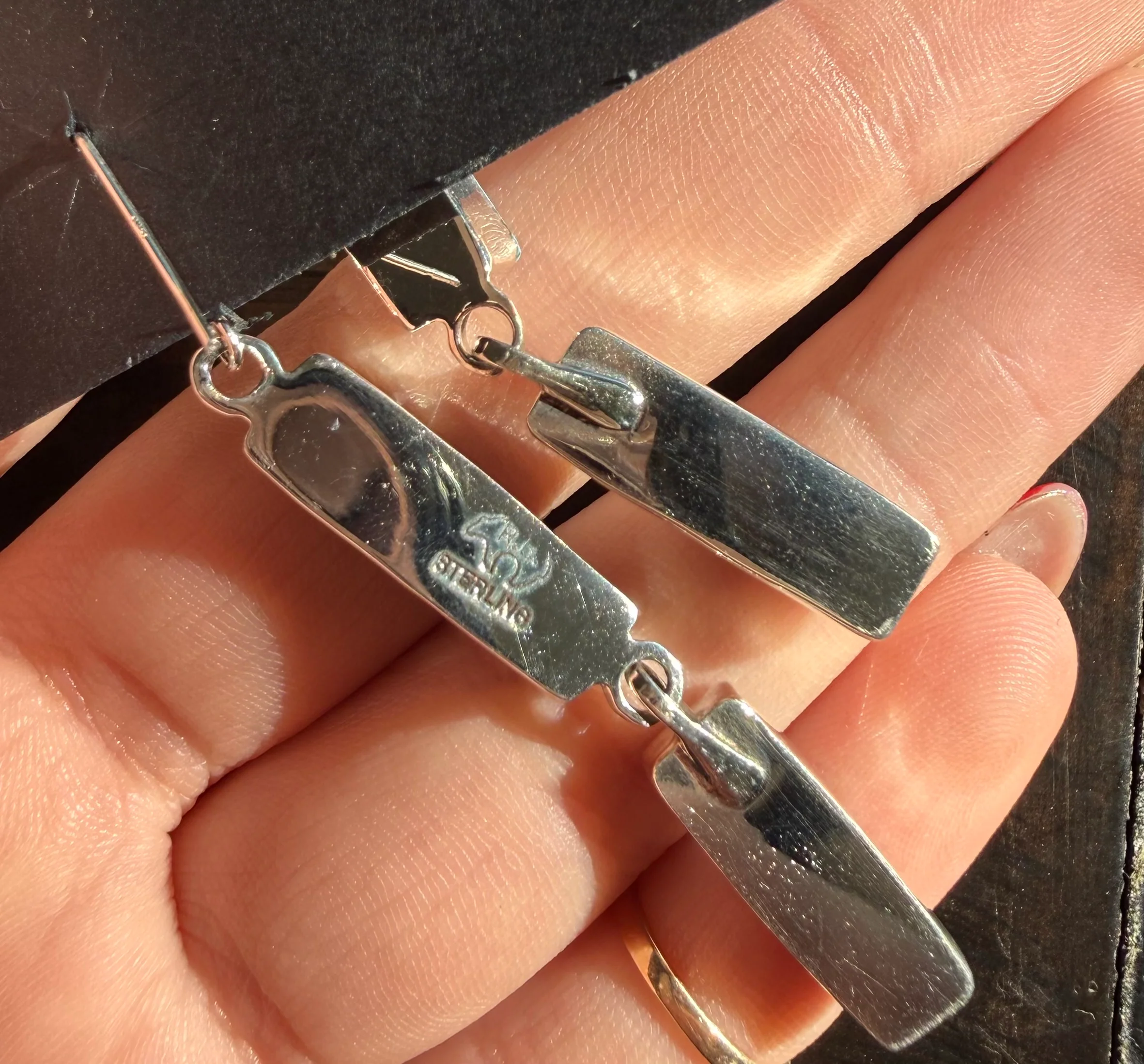 Authentic Maria Dangle Earrings - Image 3