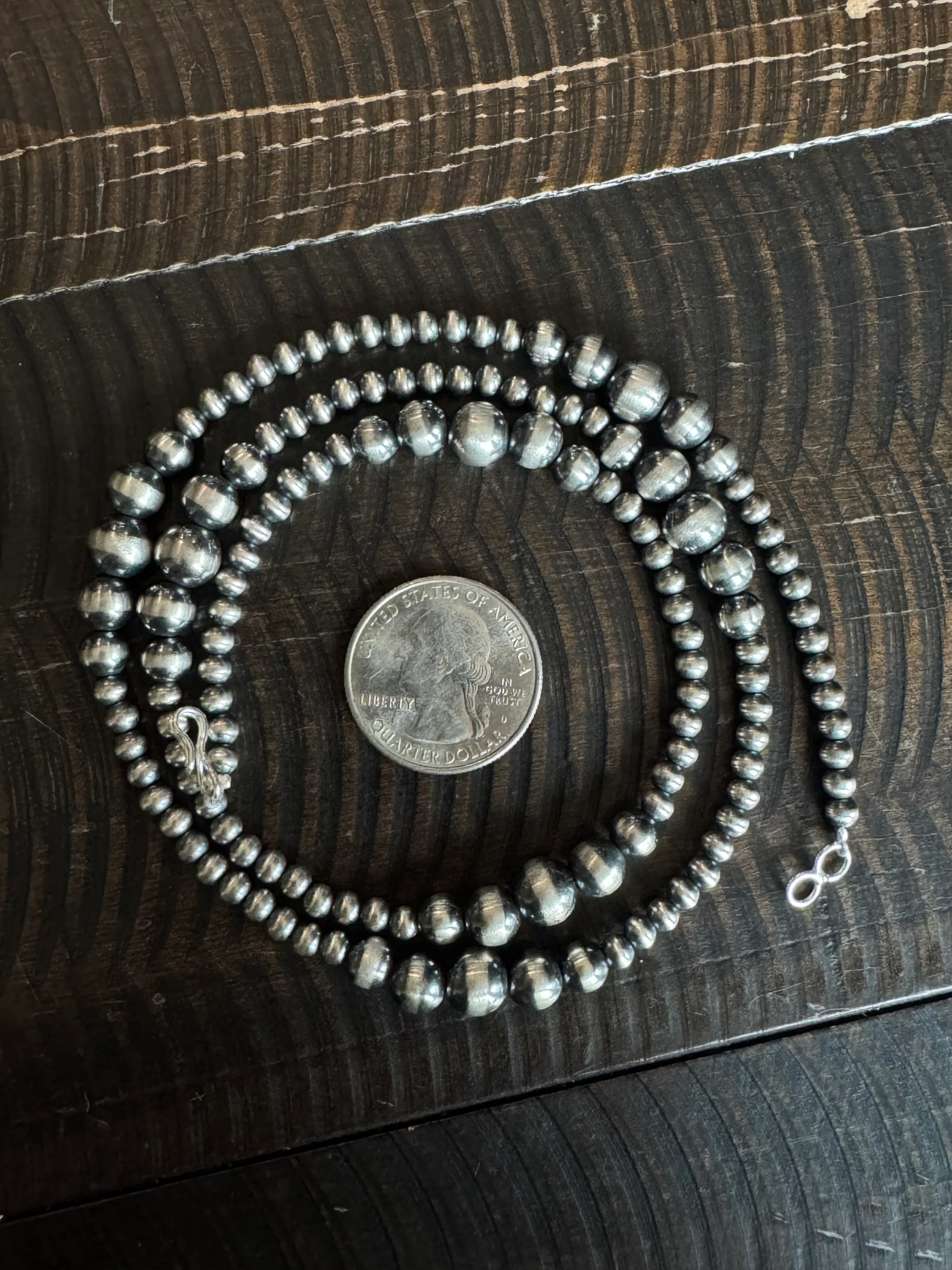 Authentic Multi Size 24” Navajo Pearl Necklace - Image 2