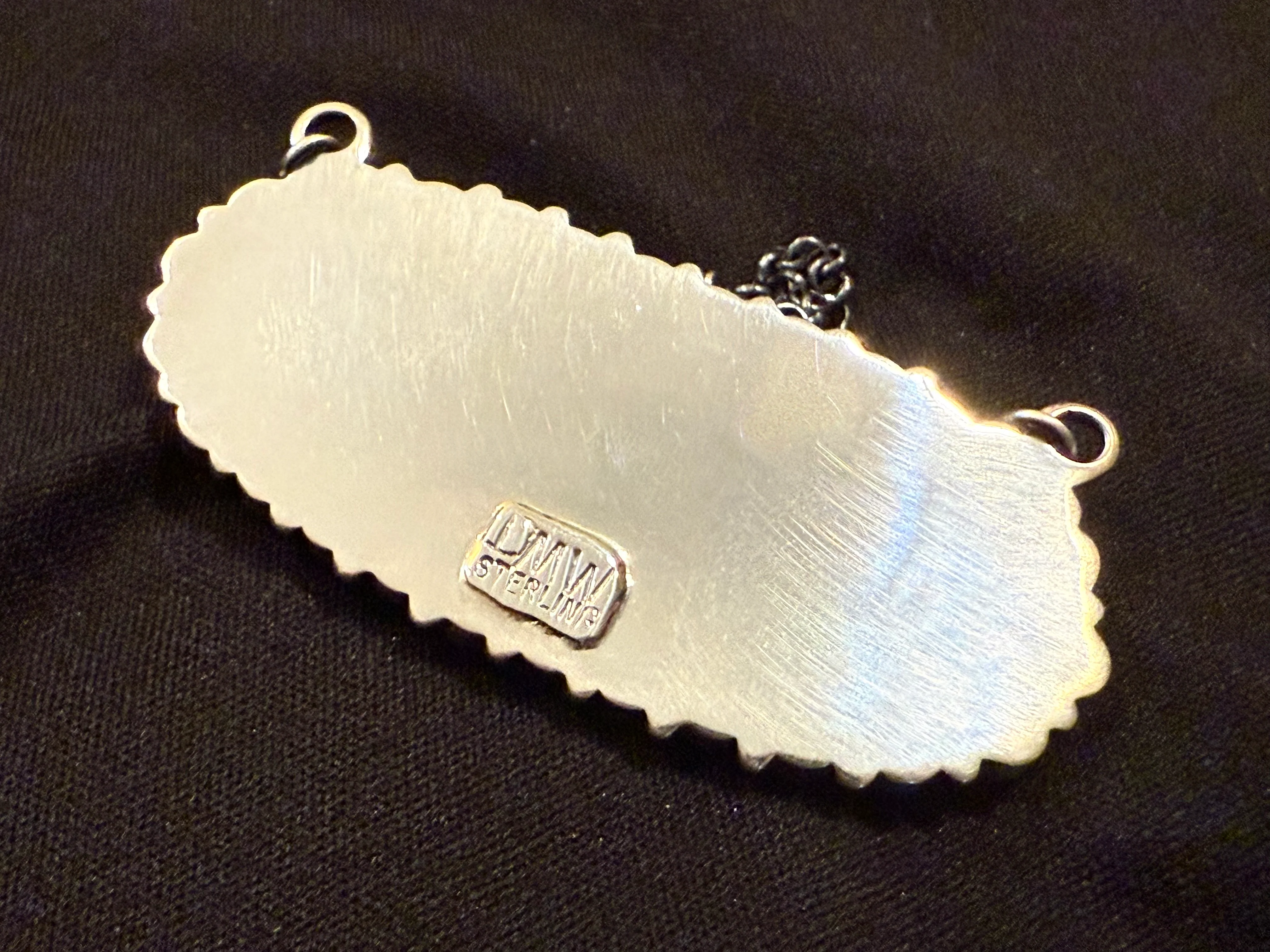 Authentic Needlepoint Burst Bar Necklace - Image 4