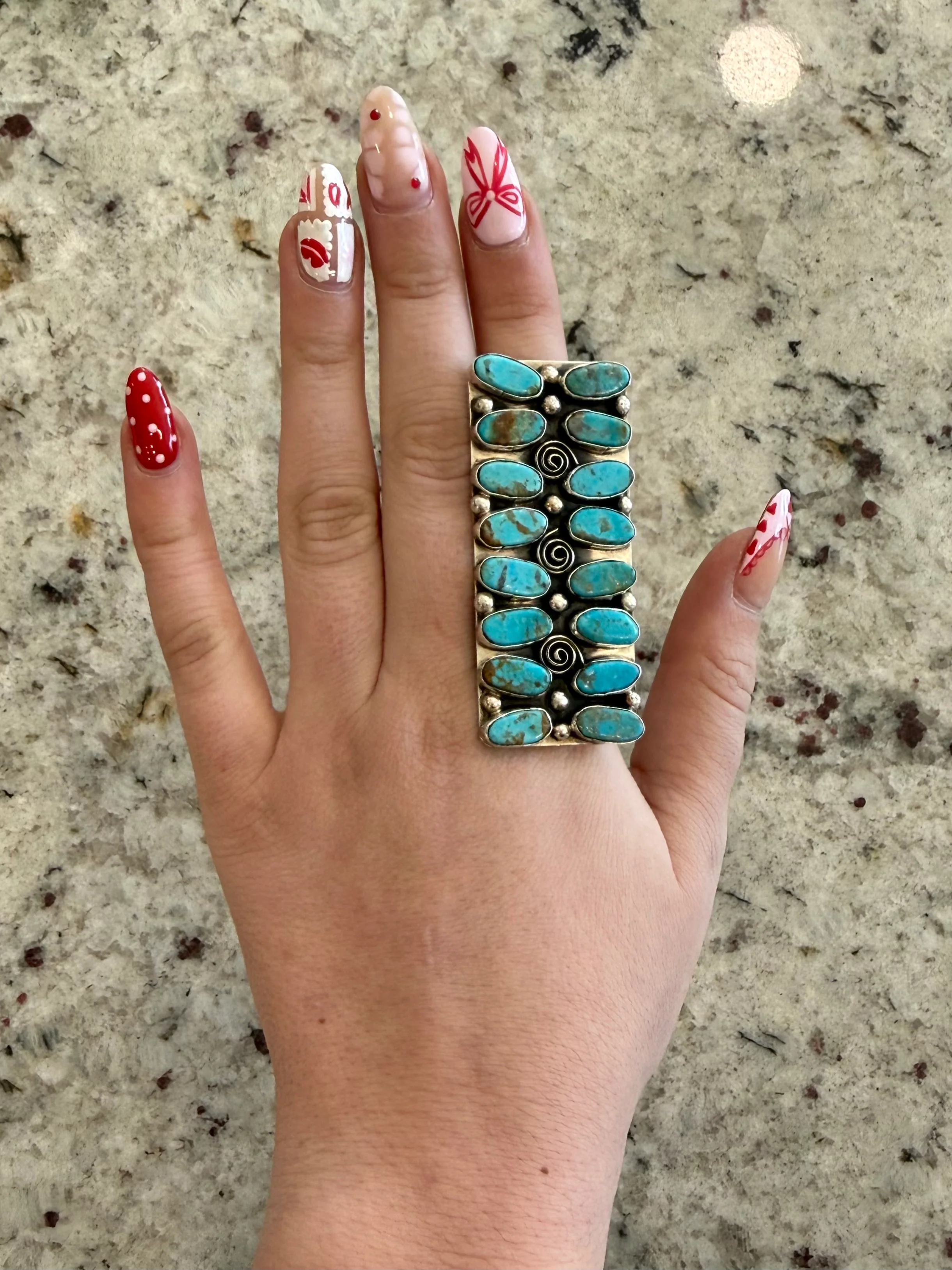 Authentic Priscilla Bar Ring - Image 2