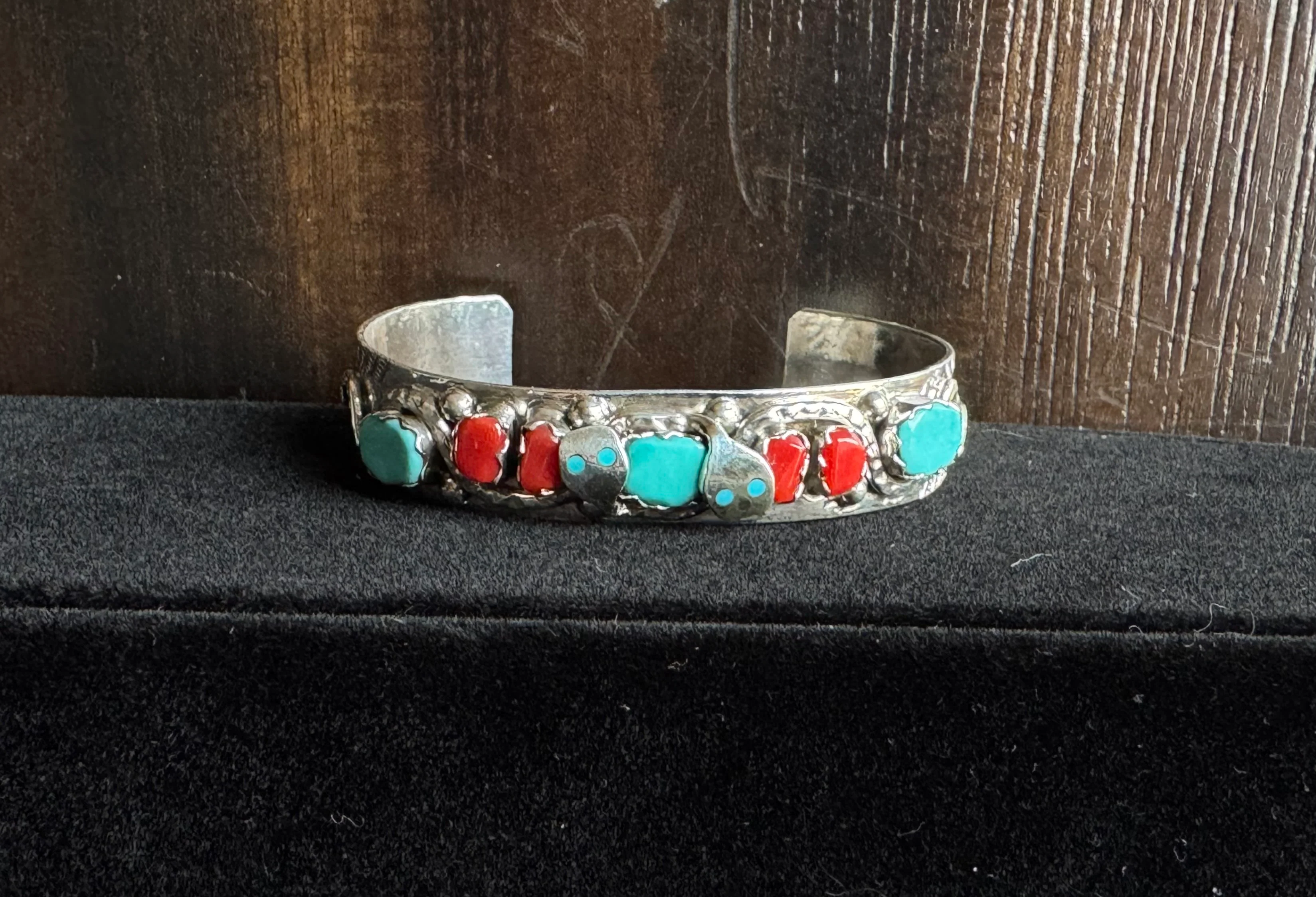 Authentic Effie C. Serpent Cuff in Red - Image 3