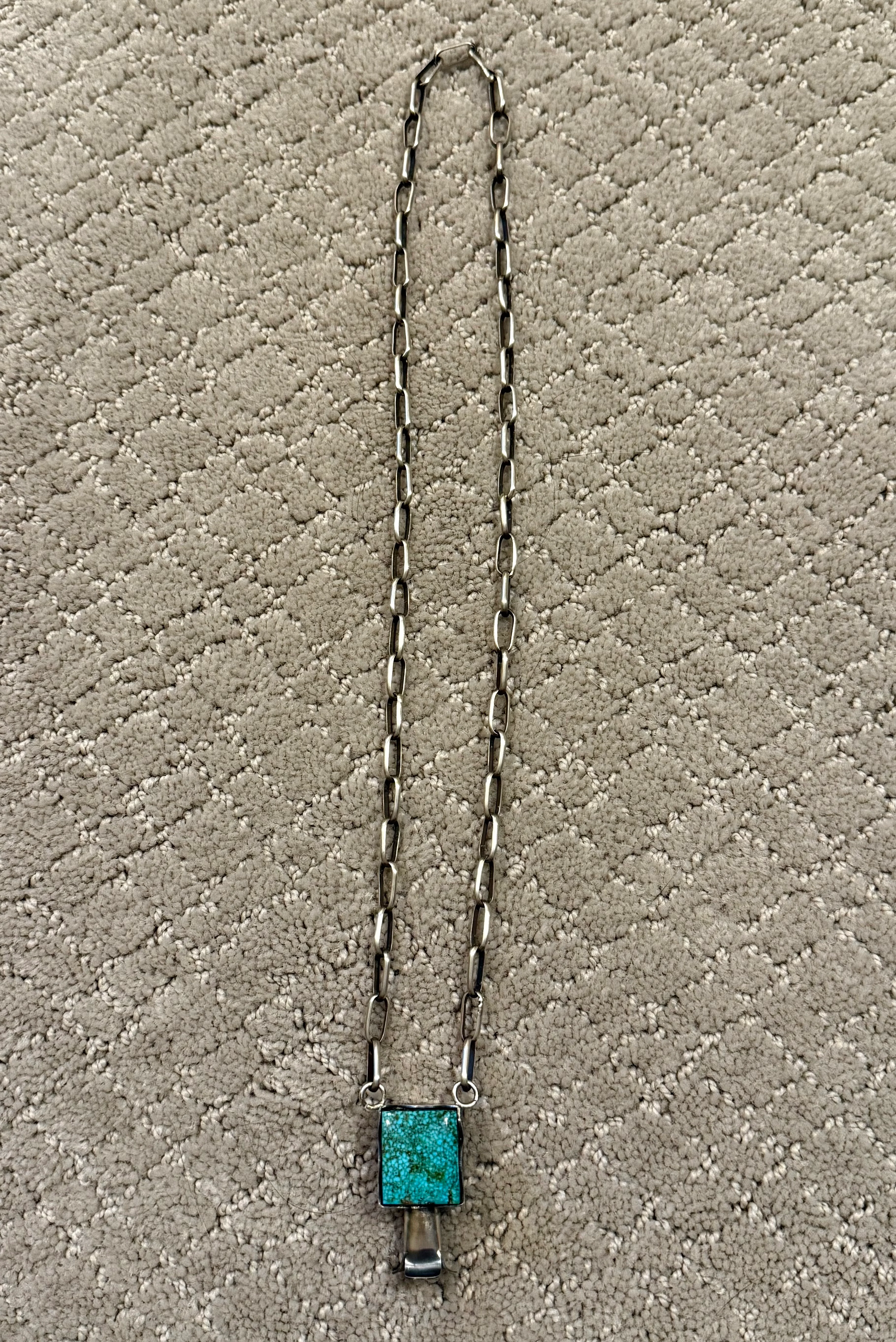 Authentic Square Squash Blossom Necklace - Image 2
