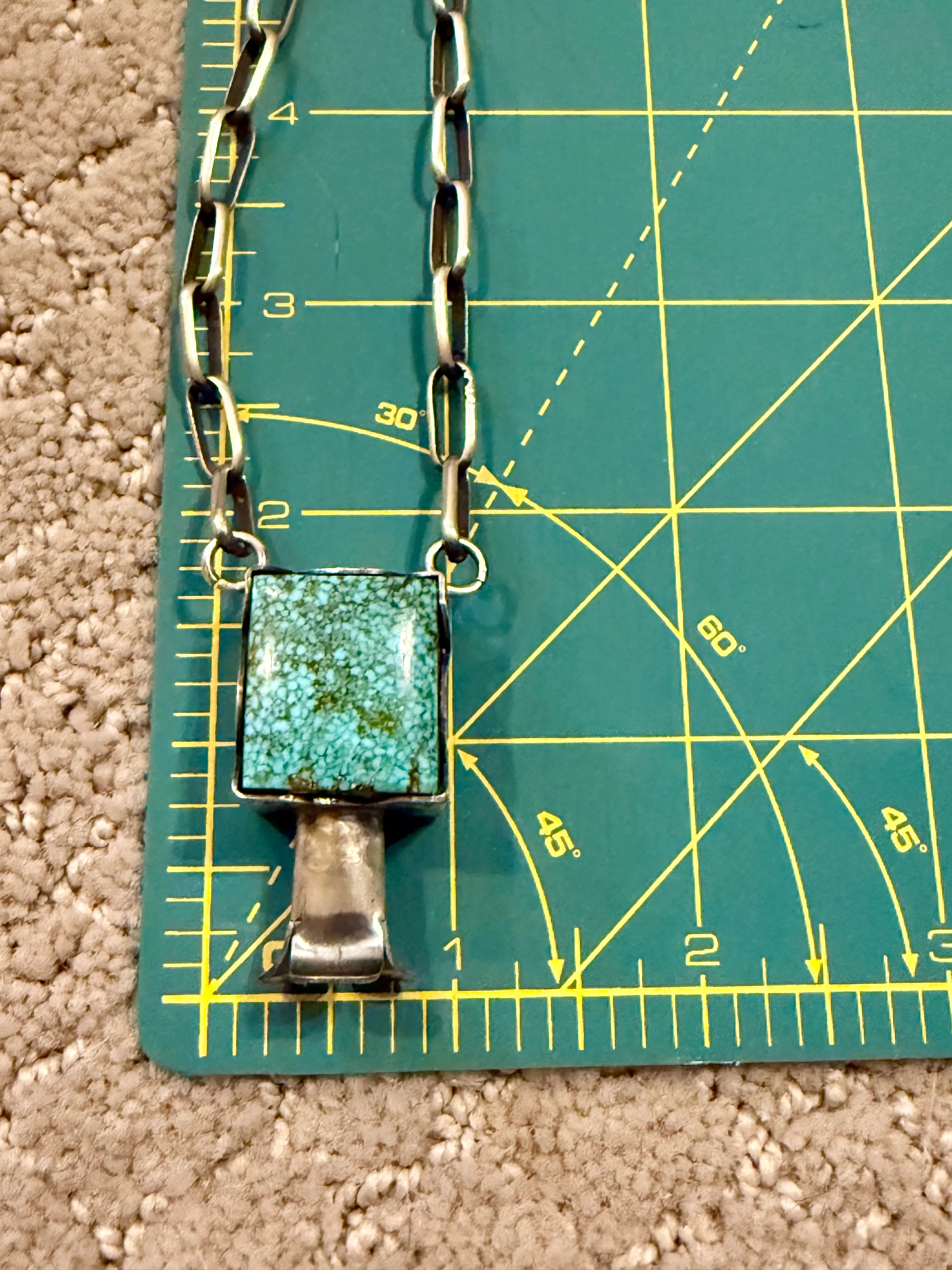 Authentic Square Squash Blossom Necklace - Image 6