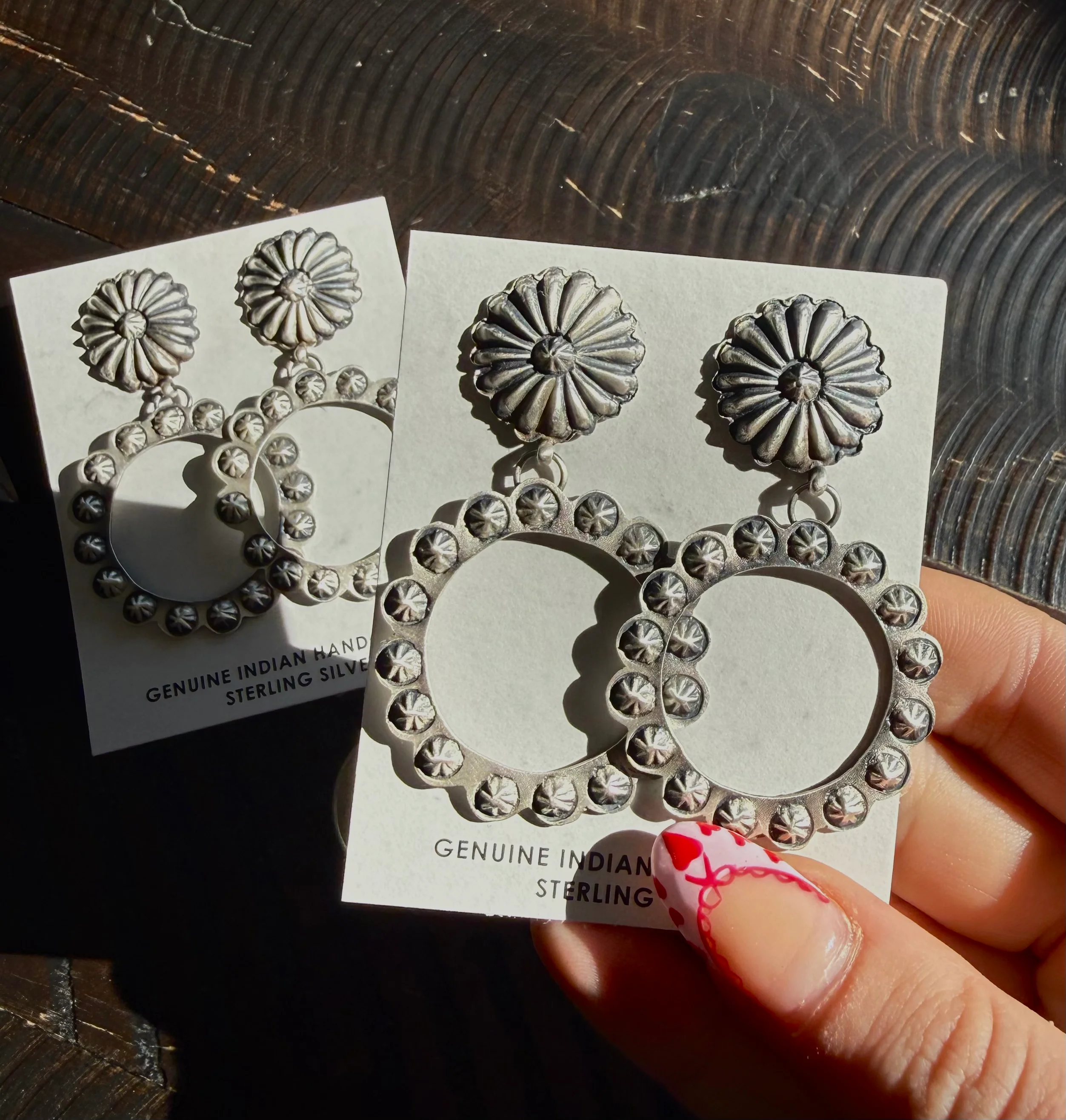 Authentic Sterling Floral Earring - Image 2