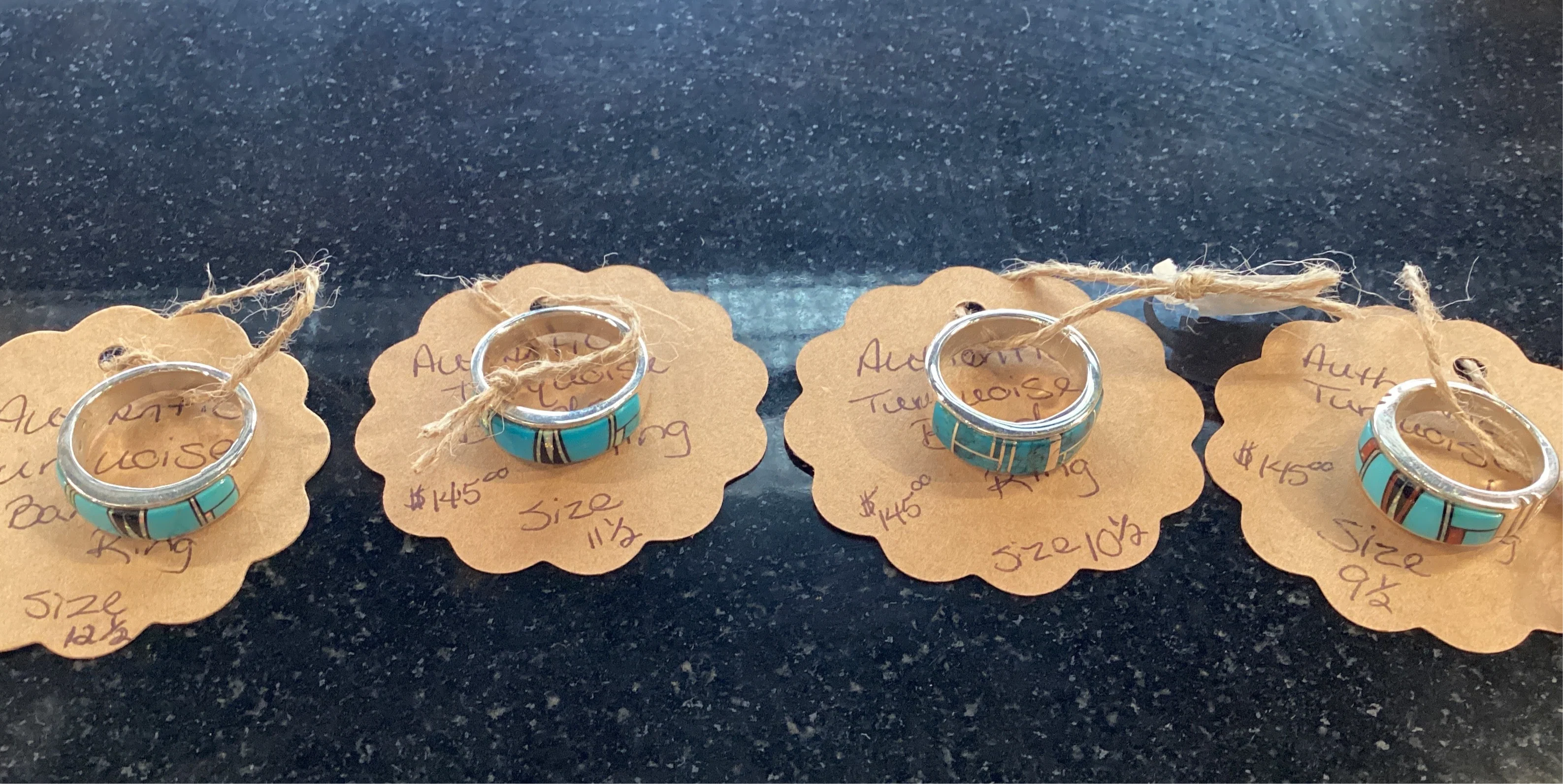Authentic Turquoise Bands Ring - Image 5
