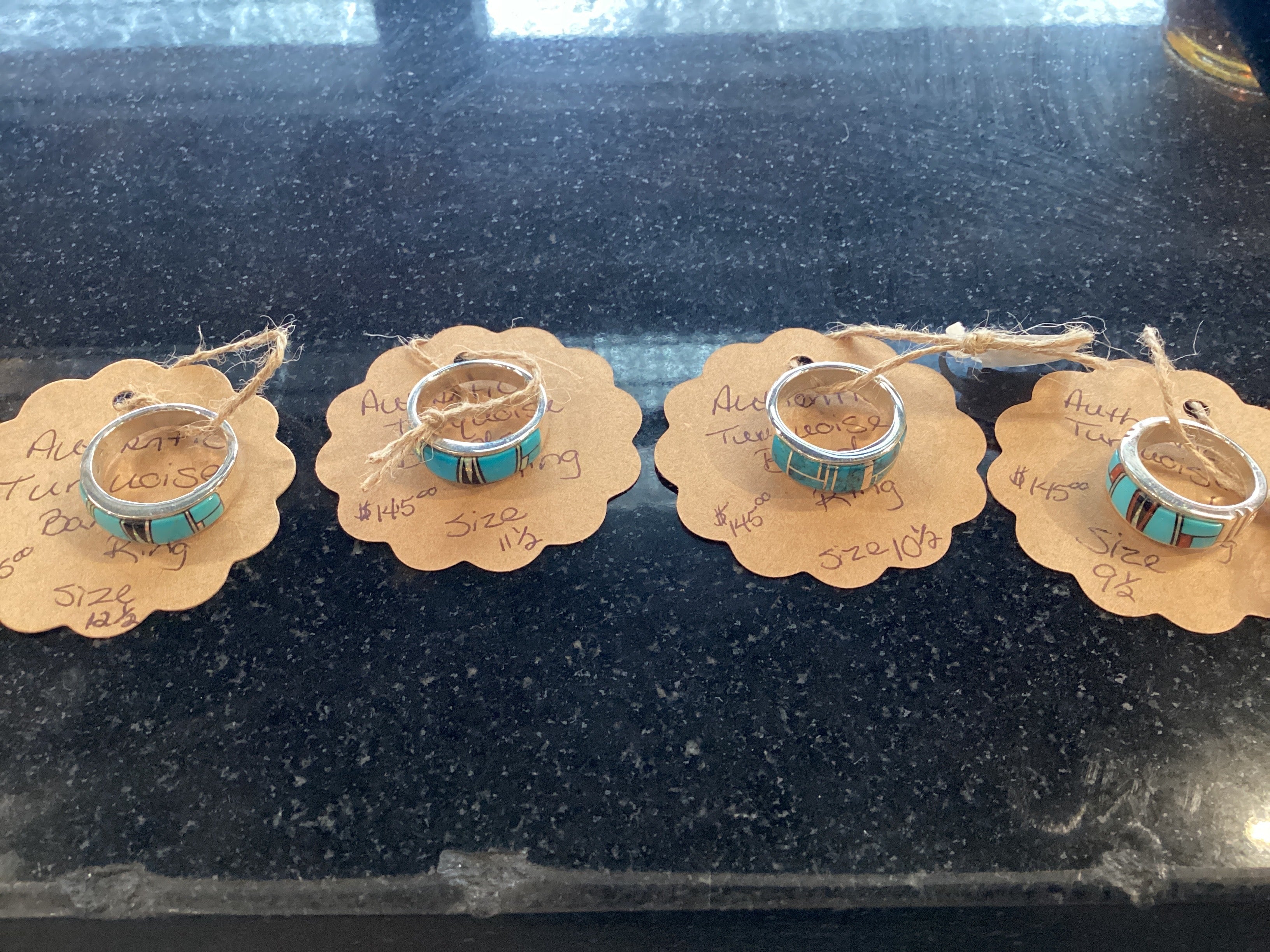 Authentic Turquoise Bands Ring - Image 6