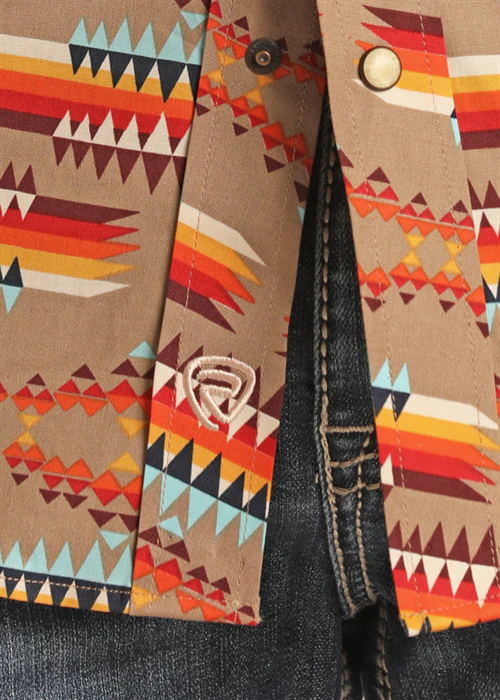 Final Sale ✨ Aztec Sun Men's Snap Up - Image 2