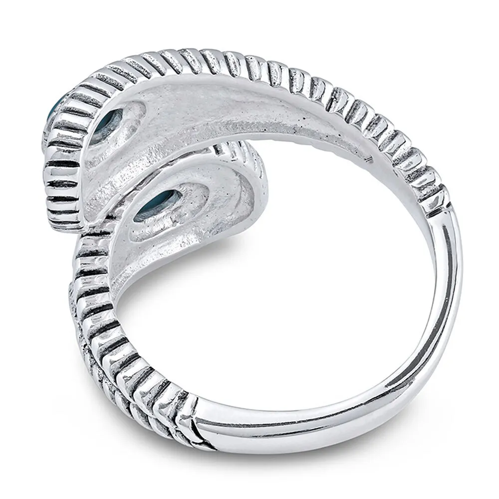 Balancing The Whole Turquoise Open Ring - Image 2