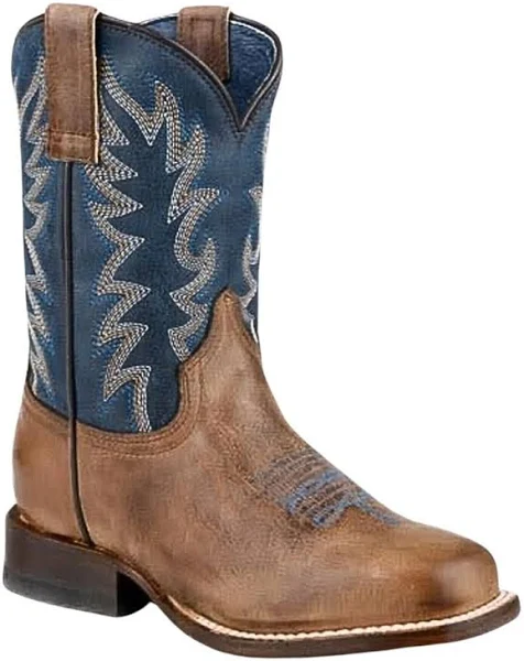 Bart Burnish Brown Leather Vamp Kid boots - Image 2