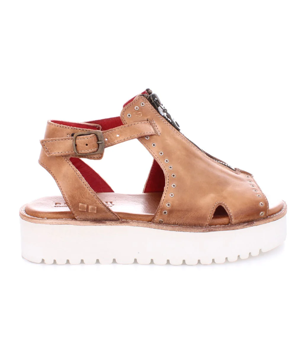 Bed|Stü Clancy Tan Rustic Sandals - Image 3