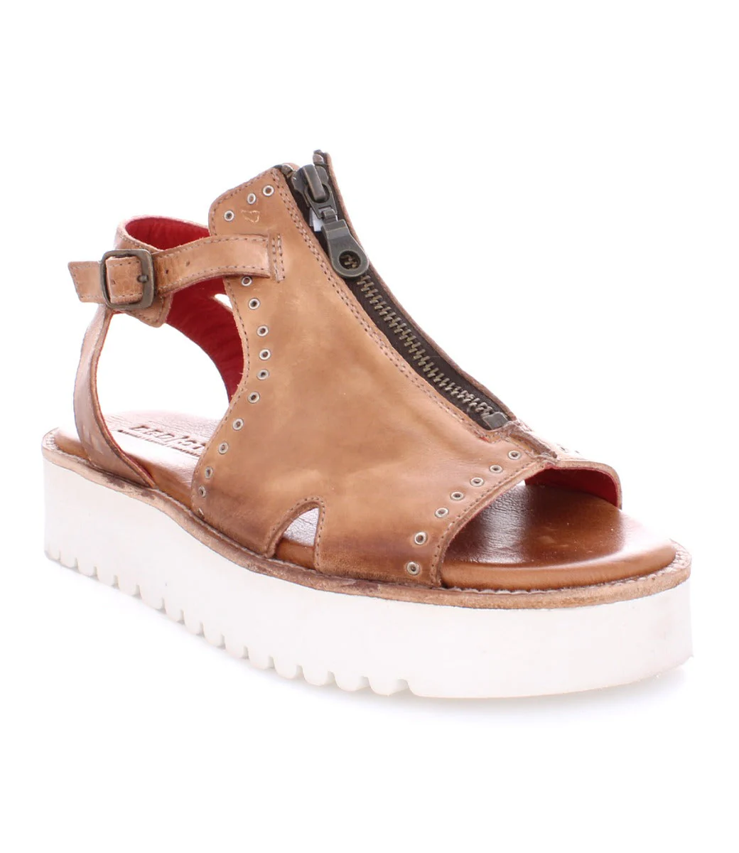 Bed|Stü Clancy Tan Rustic Sandals - Image 4